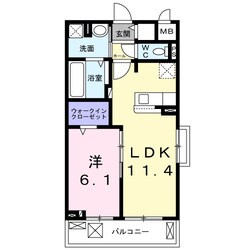 ベルソレイユの物件間取画像